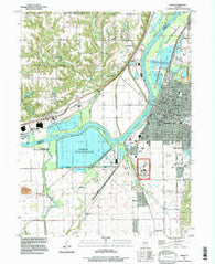 Pekin Illinois Historical topographic map, 1:24000 scale, 7.5 X 7.5 Minute, Year 1996