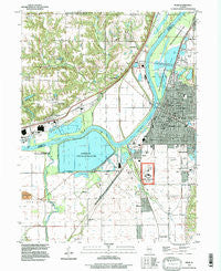 Pekin Illinois Historical topographic map, 1:24000 scale, 7.5 X 7.5 Minute, Year 1996