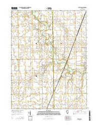 Penfield Illinois Current topographic map, 1:24000 scale, 7.5 X 7.5 Minute, Year 2015