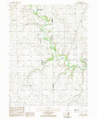 Penfield Illinois Historical topographic map, 1:24000 scale, 7.5 X 7.5 Minute, Year 1984
