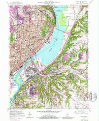 Peoria East Illinois Historical topographic map, 1:24000 scale, 7.5 X 7.5 Minute, Year 1949