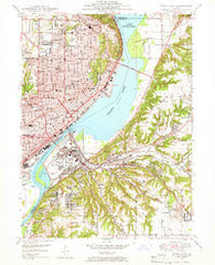 Peoria East Illinois Historical topographic map, 1:24000 scale, 7.5 X 7.5 Minute, Year 1949