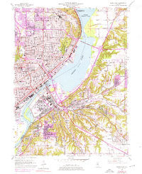 Peoria East Illinois Historical topographic map, 1:24000 scale, 7.5 X 7.5 Minute, Year 1949