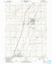 Peotone Illinois Historical topographic map, 1:24000 scale, 7.5 X 7.5 Minute, Year 1990