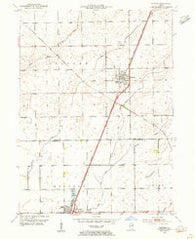 Peotone Illinois Historical topographic map, 1:24000 scale, 7.5 X 7.5 Minute, Year 1953