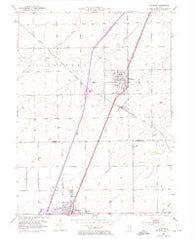 Peotone Illinois Historical topographic map, 1:24000 scale, 7.5 X 7.5 Minute, Year 1953