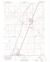 Peotone Illinois Historical topographic map, 1:24000 scale, 7.5 X 7.5 Minute, Year 1953