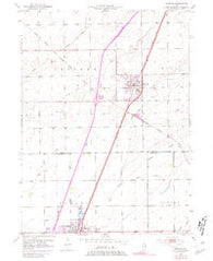 Peotone Illinois Historical topographic map, 1:24000 scale, 7.5 X 7.5 Minute, Year 1953