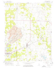 Percy Illinois Historical topographic map, 1:24000 scale, 7.5 X 7.5 Minute, Year 1965