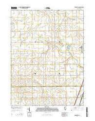 Perdueville Illinois Current topographic map, 1:24000 scale, 7.5 X 7.5 Minute, Year 2015