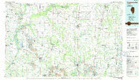 Pinckneyville Illinois Historical topographic map, 1:100000 scale, 30 X 60 Minute, Year 1985