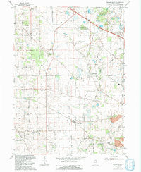 Pingree Grove Illinois Historical topographic map, 1:24000 scale, 7.5 X 7.5 Minute, Year 1992