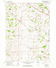 Pingree Grove Illinois Historical topographic map, 1:24000 scale, 7.5 X 7.5 Minute, Year 1962