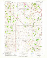 Pingree Grove Illinois Historical topographic map, 1:24000 scale, 7.5 X 7.5 Minute, Year 1962
