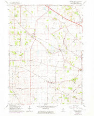 Pingree Grove Illinois Historical topographic map, 1:24000 scale, 7.5 X 7.5 Minute, Year 1962