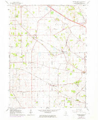 Pingree Grove Illinois Historical topographic map, 1:24000 scale, 7.5 X 7.5 Minute, Year 1962