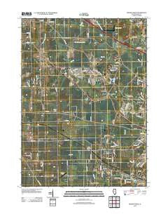 Pingree Grove Illinois Historical topographic map, 1:24000 scale, 7.5 X 7.5 Minute, Year 2012