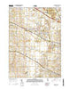 Pingree Grove Illinois Current topographic map, 1:24000 scale, 7.5 X 7.5 Minute, Year 2015