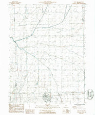 Piper City Illinois Historical topographic map, 1:24000 scale, 7.5 X 7.5 Minute, Year 1986
