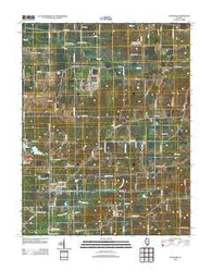 Pittsburg Illinois Historical topographic map, 1:24000 scale, 7.5 X 7.5 Minute, Year 2012