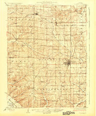 Pittsfield Illinois Historical topographic map, 1:62500 scale, 15 X 15 Minute, Year 1926
