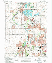 Plainfield Illinois Historical topographic map, 1:24000 scale, 7.5 X 7.5 Minute, Year 1993