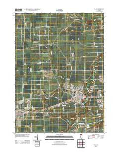 Plano Illinois Historical topographic map, 1:24000 scale, 7.5 X 7.5 Minute, Year 2012