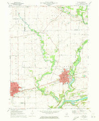 Plano Illinois Historical topographic map, 1:24000 scale, 7.5 X 7.5 Minute, Year 1971