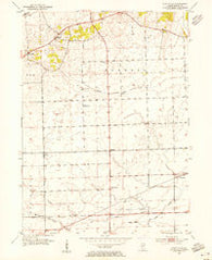 Plattville Illinois Historical topographic map, 1:24000 scale, 7.5 X 7.5 Minute, Year 1953