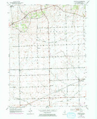 Plattville Illinois Historical topographic map, 1:24000 scale, 7.5 X 7.5 Minute, Year 1953