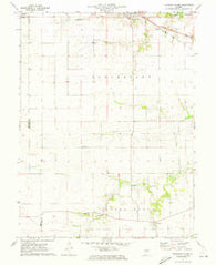 Pleasant Plains Illinois Historical topographic map, 1:24000 scale, 7.5 X 7.5 Minute, Year 1971