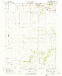 Pleasant Plains Illinois Historical topographic map, 1:24000 scale, 7.5 X 7.5 Minute, Year 1971