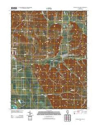 Pleasant Hill East Illinois Historical topographic map, 1:24000 scale, 7.5 X 7.5 Minute, Year 2012