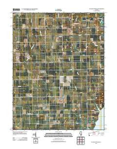 Pleasant Mound Illinois Historical topographic map, 1:24000 scale, 7.5 X 7.5 Minute, Year 2012