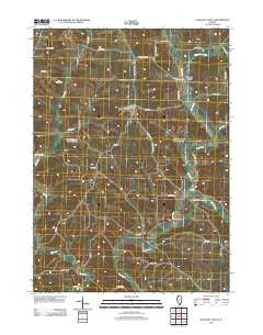 Pleasant Valley Illinois Historical topographic map, 1:24000 scale, 7.5 X 7.5 Minute, Year 2012