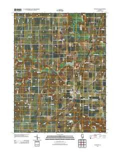 Plymouth Illinois Historical topographic map, 1:24000 scale, 7.5 X 7.5 Minute, Year 2012