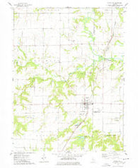 Plymouth Illinois Historical topographic map, 1:24000 scale, 7.5 X 7.5 Minute, Year 1974