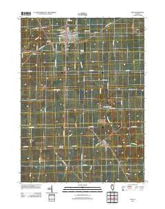 Polo Illinois Historical topographic map, 1:24000 scale, 7.5 X 7.5 Minute, Year 2012