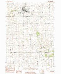 Polo Illinois Historical topographic map, 1:24000 scale, 7.5 X 7.5 Minute, Year 1983