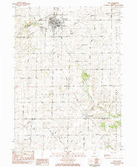 Polo Illinois Historical topographic map, 1:24000 scale, 7.5 X 7.5 Minute, Year 1983