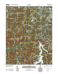 Pomona Illinois Historical topographic map, 1:24000 scale, 7.5 X 7.5 Minute, Year 2012