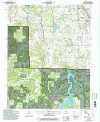 Pomona Illinois Historical topographic map, 1:24000 scale, 7.5 X 7.5 Minute, Year 1996