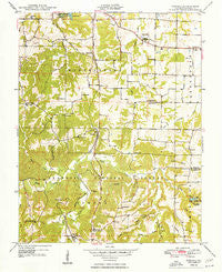 Pomona Illinois Historical topographic map, 1:24000 scale, 7.5 X 7.5 Minute, Year 1948