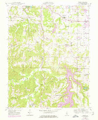 Pomona Illinois Historical topographic map, 1:24000 scale, 7.5 X 7.5 Minute, Year 1948
