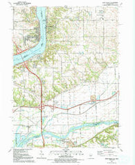 Port Byron Illinois Historical topographic map, 1:24000 scale, 7.5 X 7.5 Minute, Year 1991