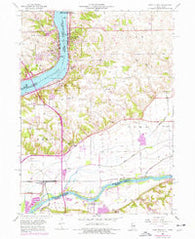 Port Byron Illinois Historical topographic map, 1:24000 scale, 7.5 X 7.5 Minute, Year 1953