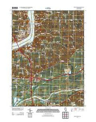 Port Byron Illinois Historical topographic map, 1:24000 scale, 7.5 X 7.5 Minute, Year 2012
