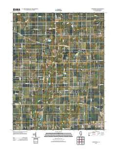 Porterville Illinois Historical topographic map, 1:24000 scale, 7.5 X 7.5 Minute, Year 2012