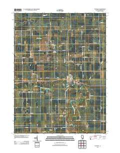 Potomac Illinois Historical topographic map, 1:24000 scale, 7.5 X 7.5 Minute, Year 2012