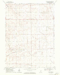 Prairie Center Illinois Historical topographic map, 1:24000 scale, 7.5 X 7.5 Minute, Year 1970